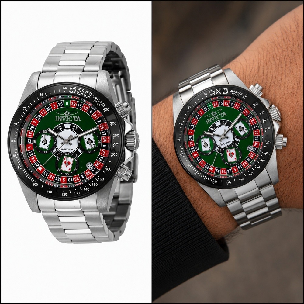 Invicta Speedway Men's Watch  39.5mm Steel (ZG-44642)‎ NEW